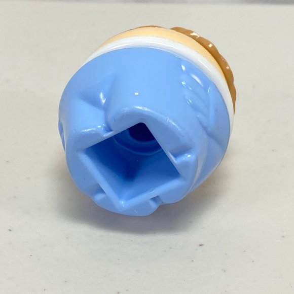 Little Tikes Toddle Tots Rare Light Brown Hair Boy Chunky Figure Blue Pants - Picture 5 of 5